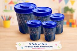 5 set of pen donated by a member of ovu foundation